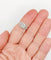 Bague 53 Bague tank Art déco en platine, diamant taille ancienne de 1,20 ct (vers 1930) 58 Facettes A08051