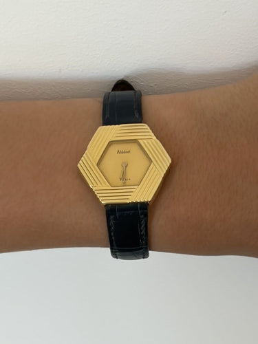 Montre Aldebert - Montre pour femme en or jaune 18k 58 Facettes LOT 7888