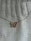 Collier Collier papillon en or rose et or jaune 18k avec diamants 58 Facettes LOT 7887