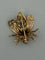 Broche Broche abeille en or jaune 18k, diamants et rubis 58 Facettes LOT 7886
