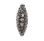 Bague 53.5 Bague marquise victorienne en or 18k et argent, diamants taille rose, vers 1900 58 Facettes A08052