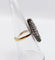 Bague 53.5 Bague marquise victorienne en or 18k et argent, diamants taille rose, vers 1900 58 Facettes A08052