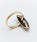 Bague 53.5 Bague marquise victorienne en or 18k et argent, diamants taille rose, vers 1900 58 Facettes A08052