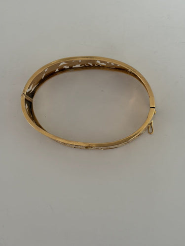 Bracelet Bracelet jonc ancien en or jaune 18k 58 Facettes LOT 7869