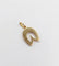 Pendentif Pendentif vintage fer à cheval en or rose 18k 58 Facettes A07948