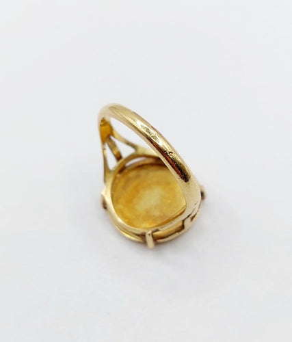Bague 58.5 AUGIS - Bague cocktail en or 18k, rubis et diamant 58 Facettes A08035