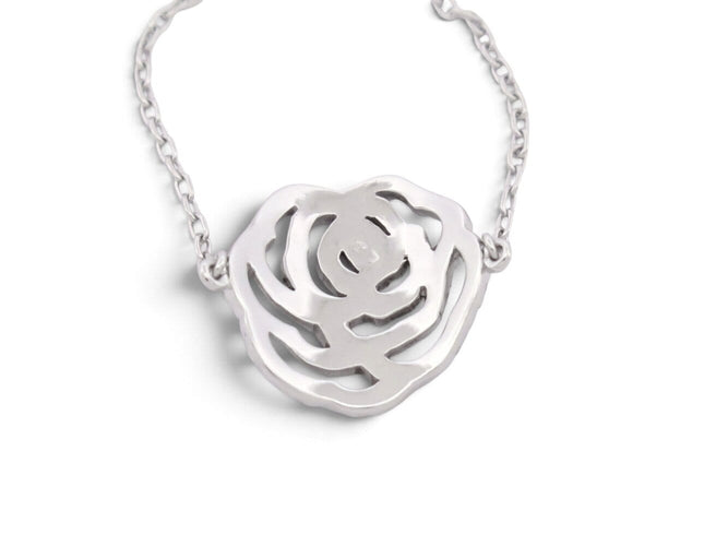 Vanessa Tugendhaft - Bague La Rose en or blanc 18k, diamants, taille 65 58 Facettes 277645