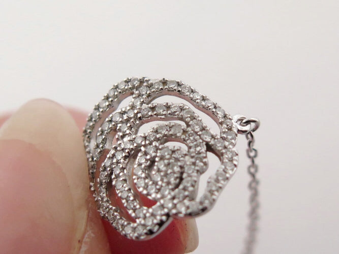 Vanessa Tugendhaft - Bague La Rose en or blanc 18k, diamants, taille 65 58 Facettes 277645