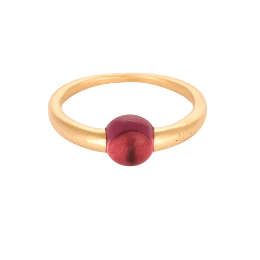 Bague 51 Pomellato M'Ama Non M'Ama - Bague en or rose 18k, tourmaline cabochon 58 Facettes 58FC70
