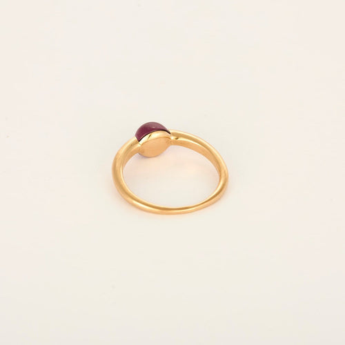 Bague 51 Pomellato M'Ama Non M'Ama - Bague en or rose 18k, tourmaline cabochon 58 Facettes 58FC70