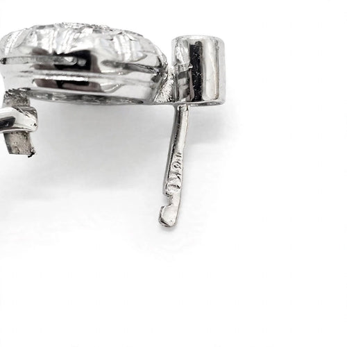 Boucles d'oreilles Boucles d’oreilles en or blanc 18k avec diamants 58 Facettes 580/26 F