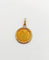 Pendentif Augis - Pendentif médaille d’amour 13 mm en or 18k, rubis et diamants 58 Facettes A08043