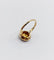 Bague 52 Bague cible Art déco en or 18k, diamant taille rose et rubis synthétiques calibrés 58 Facettes A07847