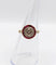 Bague 52 Bague cible Art déco en or 18k, diamant taille rose et rubis synthétiques calibrés 58 Facettes A07847