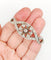 Bracelet Bracelet victorien en or rose 18k et argent, diamants, vers 1880 58 Facettes A07941