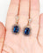 Boucles d'oreilles Dormeuses marguerite anciennes - Boucles d’oreilles en or 18k et argent 58 Facettes A07940