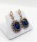 Boucles d'oreilles Dormeuses marguerite anciennes - Boucles d’oreilles en or 18k et argent 58 Facettes A07940