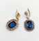 Boucles d'oreilles Dormeuses marguerite anciennes - Boucles d’oreilles en or 18k et argent 58 Facettes A07940