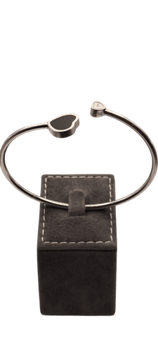 Bracelet Chopard Happy Hearts - Bracelet jonc en or blanc 18 carats 58 Facettes Valuor Modèle-017