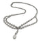 Collier Collier en or blanc 750 avec diamants 58 Facettes G4066