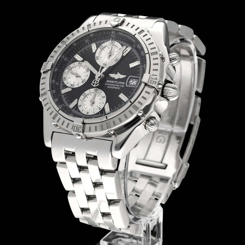 Montre Breitling - Montre Chronomat A13352 automatique, révisée, 2004 estimée, boîte et papiers 58 Facettes BTL/CHM/249