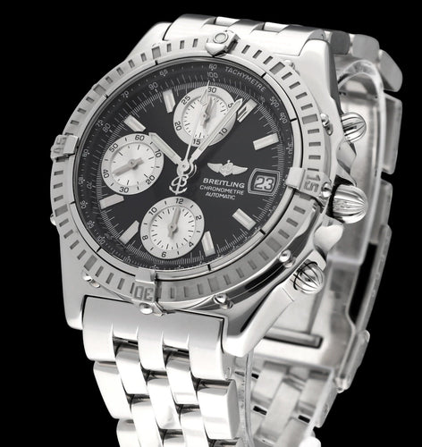 Montre Breitling - Montre Chronomat A13352 automatique, révisée, 2004 estimée, boîte et papiers 58 Facettes BTL/CHM/249