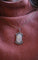Pendentif ancien vers 1900 en nacre, or jaune 585 et platine 58 Facettes 13