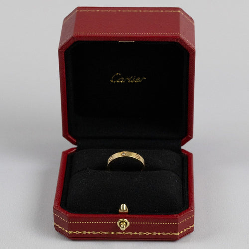 Bague Cartier - Bague Love en or jaune 18k sertie d’un diamant 58 Facettes