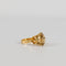 Bague 49 Bague vintage en or jaune 18k avec citrine 58 Facettes