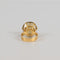 Bague 49 Bague vintage en or jaune 18k avec citrine 58 Facettes