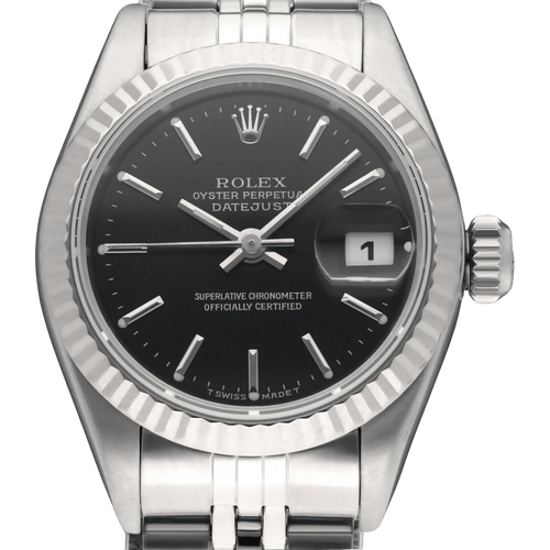 Rolex Lady-Datejust 69174 - Montre automatique en acier, 1999, boîte et papiers 58 Facettes ROL/LDJ/785