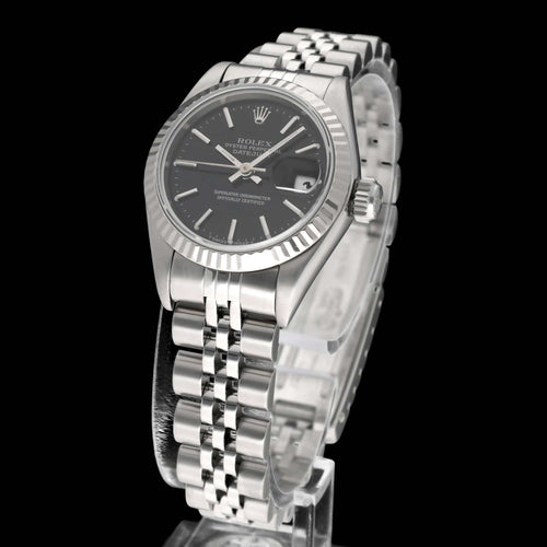 Rolex Lady-Datejust 69174 - Montre automatique en acier, 1999, boîte et papiers 58 Facettes ROL/LDJ/785
