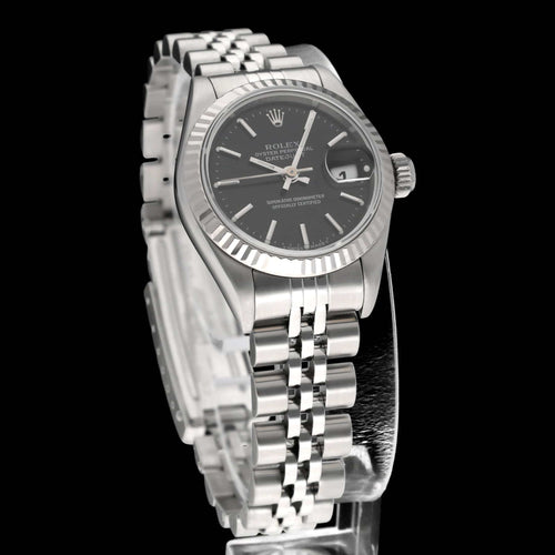 Rolex Lady-Datejust 69174 - Montre automatique en acier, 1999, boîte et papiers 58 Facettes ROL/LDJ/785