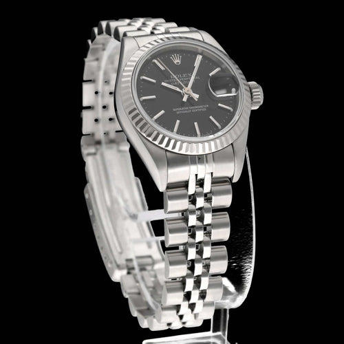 Rolex Lady-Datejust 69174 - Montre automatique en acier, 1999, boîte et papiers 58 Facettes ROL/LDJ/785