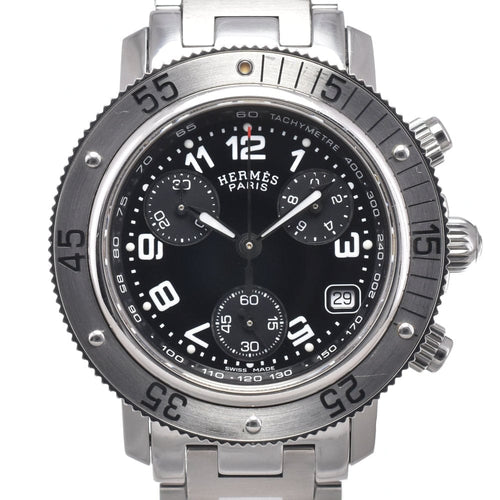 Hermès - Montre Clipper Diver chronographe à quartz en acier inoxydable 58 Facettes o256i3mjys