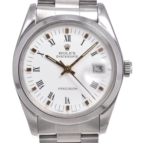 Rolex Oyster Precision - Montre en acier 58 Facettes t1ezlcyysm