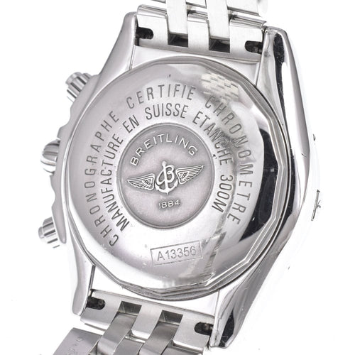 Breitling Chronomat - Montre chronographe automatique en acier, index diamants et nacre 58 Facettes dqr6e9vy03
