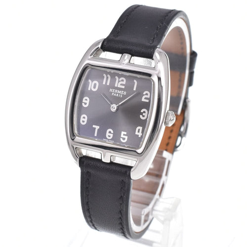 Hermès Cape Cod - Montre à quartz en acier inoxydable et cuir 58 Facettes hjji90uvys