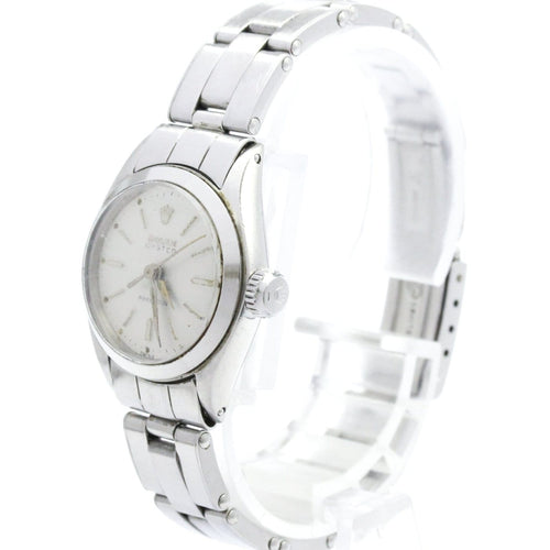 Rolex - Montre Oyster Precision en acier inoxydable 58 Facettes pti4d44xml