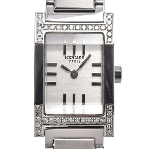 Hermès - Montre Tandem à quartz en acier inoxydable 58 Facettes fp33b3rngn