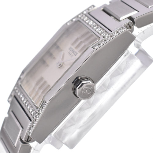 Hermès - Montre Tandem à quartz en acier inoxydable 58 Facettes fp33b3rngn