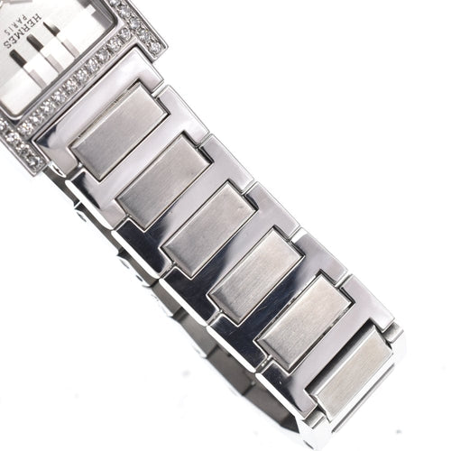 Hermès - Montre Tandem à quartz en acier inoxydable 58 Facettes fp33b3rngn