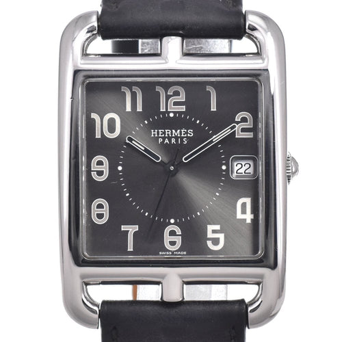 Hermès - Montre Cape Cod à quartz en acier inoxydable et cuir 58 Facettes ftv85ttnt3