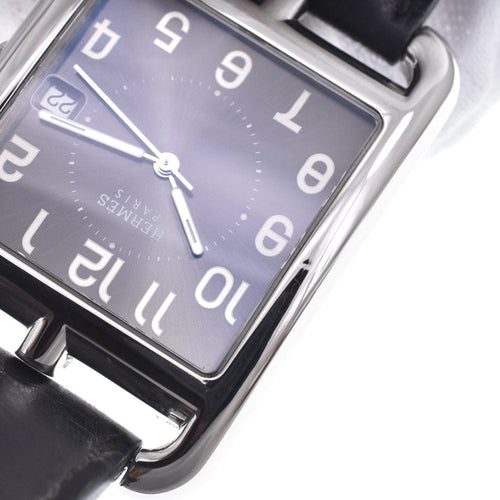 Hermès - Montre Cape Cod à quartz en acier inoxydable et cuir 58 Facettes ftv85ttnt3