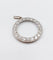Pendentif cible Art déco en or 18k et platine, diamants, vers 1940 58 Facettes A07987