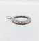 Pendentif cible Art déco en or 18k et platine, diamants, vers 1940 58 Facettes A07987