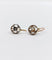 Dormeuses Art déco en or 18k avec fleur, vers 1920 58 Facettes A07989