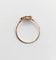 Bague ancienne en or 18k, diamants taille rose et pâtes de verre bleues 58 Facettes A07990