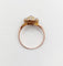 Bague marguerite ancienne en or rose 18k, diamants taille ancienne, vers 1900 58 Facettes A08005