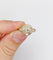 Bague marguerite ancienne en or rose 18k, diamants taille ancienne, vers 1900 58 Facettes A08005